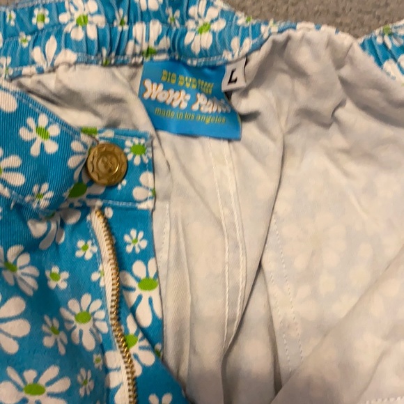 Big Bud Press Daisy Work Pants in Blue/Green L - Picture 7 of 11